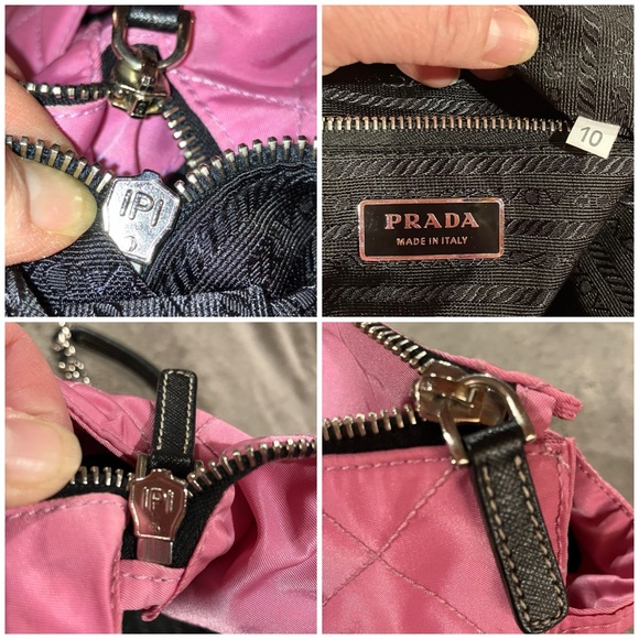 Prada Tessuto Shoulder Bag with Chain Straps, EUC, Authenticated - Picture 8 of 14